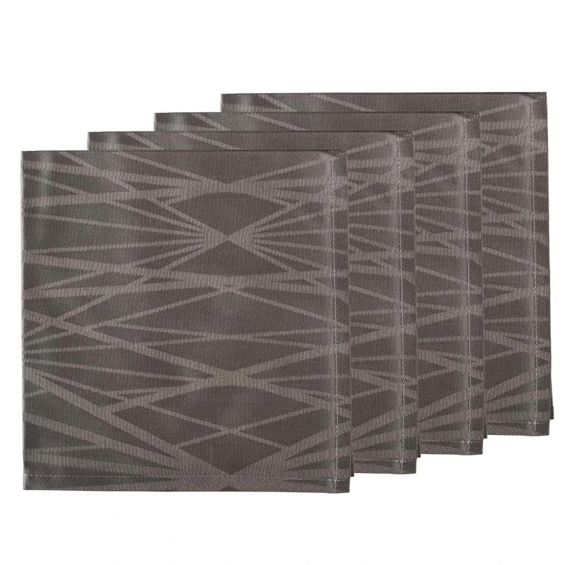 Södahl Serviet Diamond Grå 4 Stk 3 Södahl Serviet Diamond Grå 4 Stk