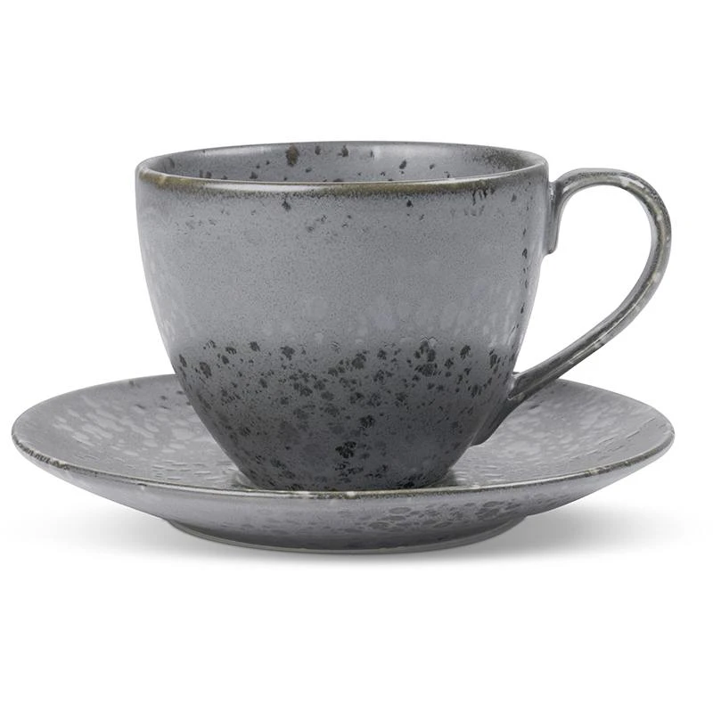 Bitz Cappuccinokop Med Underkop Grå 24 Cl 3 Bitz Cappuccinokop Med Underkop Grå 24 Cl