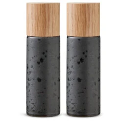 Bitz Salt- Og Peberkværnsæt Sort 17 Cm