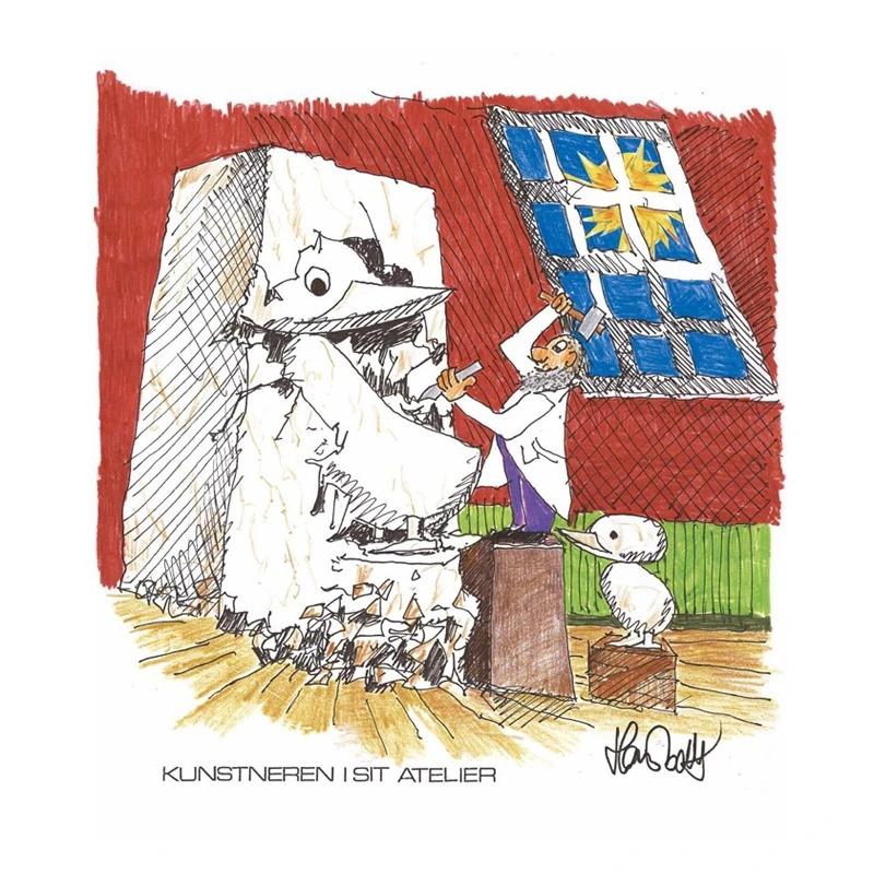 Architectmade Plakat Kunstneren I Sit Atelier 50x70 Cm 3 Architectmade Plakat Kunstneren I Sit Atelier 50x70 Cm