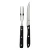 Gense Old Farmer Black Steakbestik/Grillbestik 4 Dele -Nordisk Elegance 7319011065506