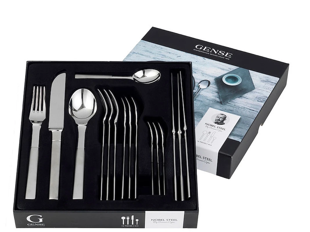 Gense Nobel Bestiksæt 16 Dele Mat/blank 3 Gense Nobel Bestiksæt 16 Dele Mat/blank