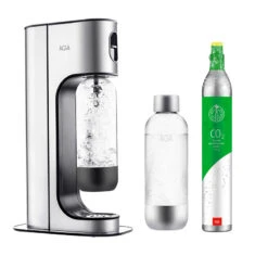 AGA Exclusive Steel Danskvandsmaskine Sort 42 Cm