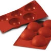 Silikomart Halvkugle Silikoneform 5 Stk -Nordisk Elegance 8032539930017