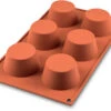 Silikomart Muffin Silikoneform 6 Stk
