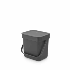 Brabantia Sort & Go Affaldsspand Med Låg Grey 3 Liter