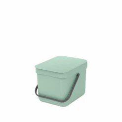 Brabantia Sort & Go Affaldsspand Med Låg Jade Green 6 Liter