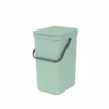 Brabantia Sort & Go Affaldsspand Med Låg Jade Green 12 Liter