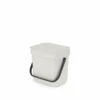 Brabantia Sort & Go Affaldsspand Med Låg Light Grey 3 Liter