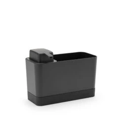 Brabantia Vask Organicer Med Sæbepumpe Dark Grey