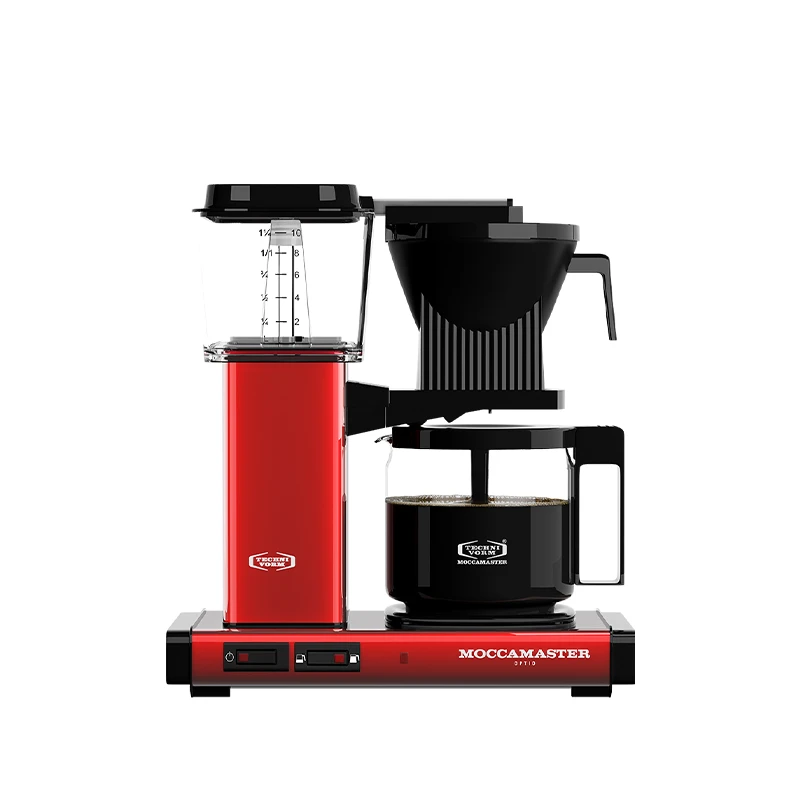 Moccamaster Optio Red Metallic Kaffemaskine 3 Moccamaster Optio Red Metallic Kaffemaskine