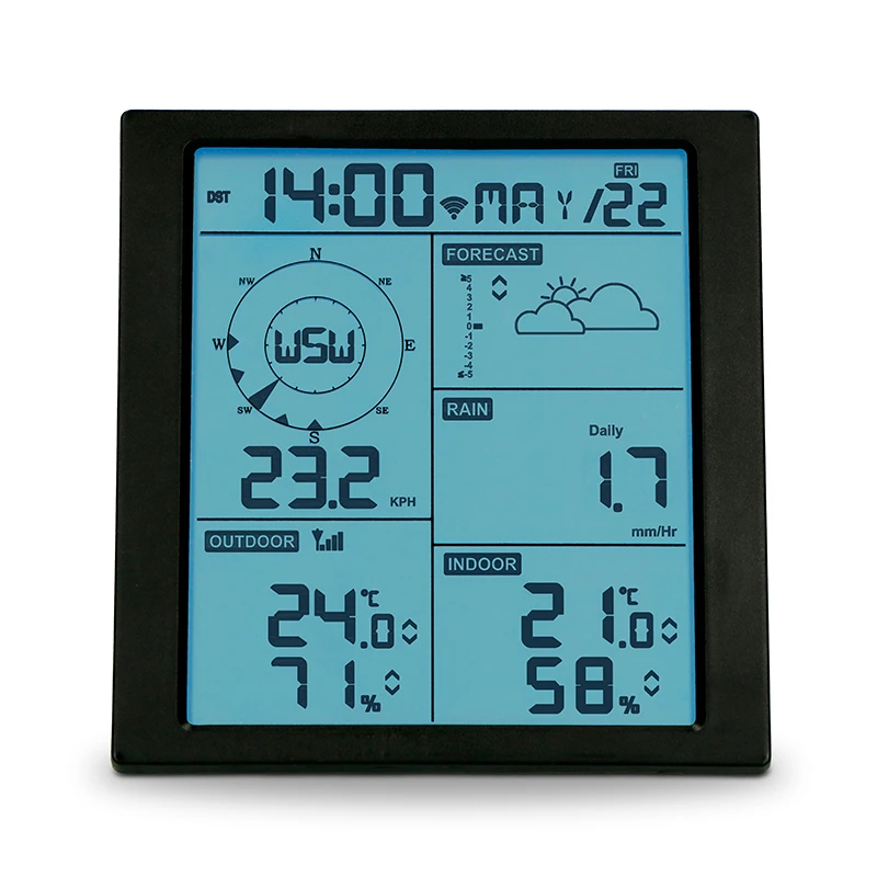 Alecto WS5200 Vejrstation 6i1 Hvid 3 Alecto WS5200 Vejrstation 6i1 Hvid