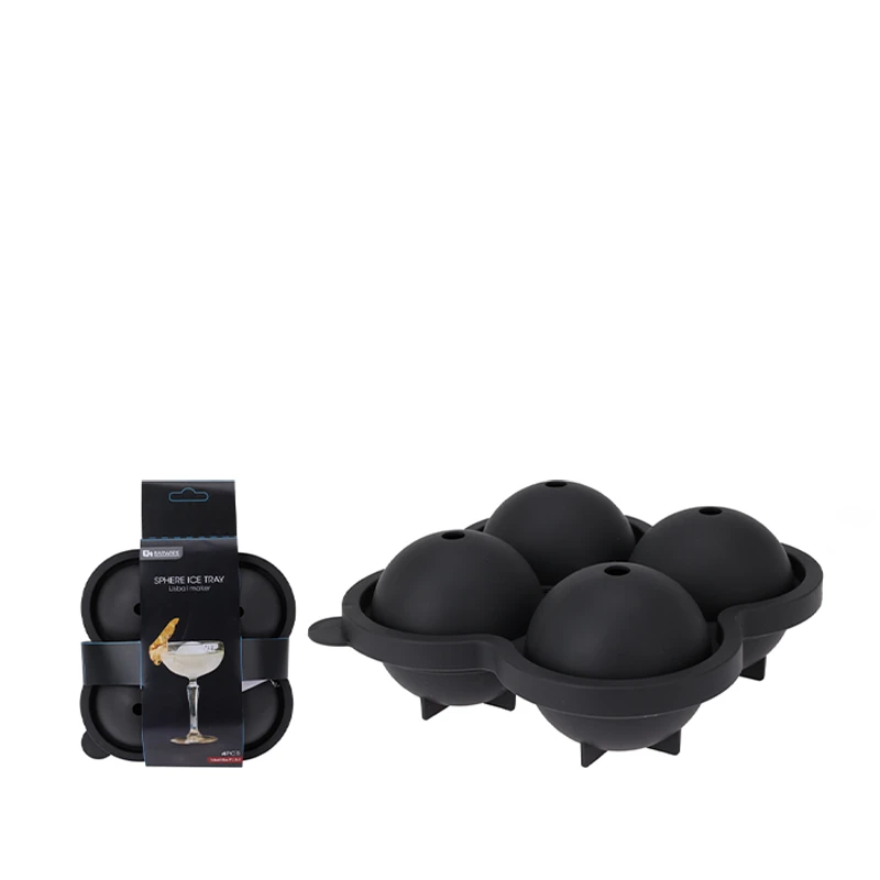 KOOPMAN Isterningform Til 4 Kugler Grå 16 X 15 Cm 3 KOOPMAN Isterningform Til 4 Kugler Grå 16 X 15 Cm